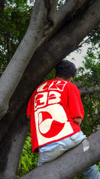 Tag of the Tribe T-shirt – Bold Puff Print | Oversized 240 GSM Streetwear by Throttle Tribe My Store