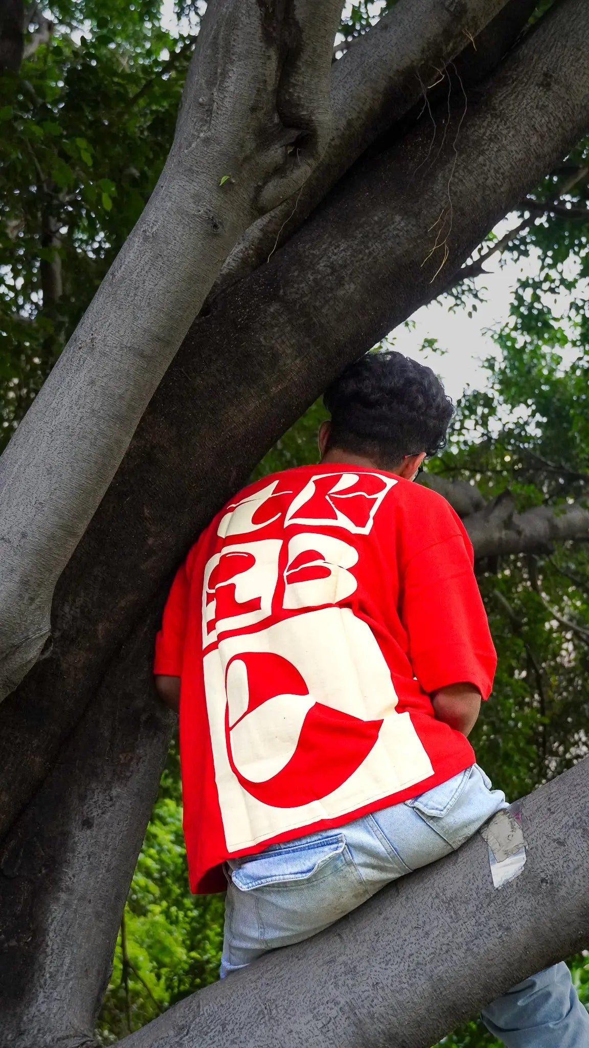 Tag of the Tribe T-shirt – Bold Puff Print | Oversized 240 GSM Streetwear by Throttle Tribe My Store