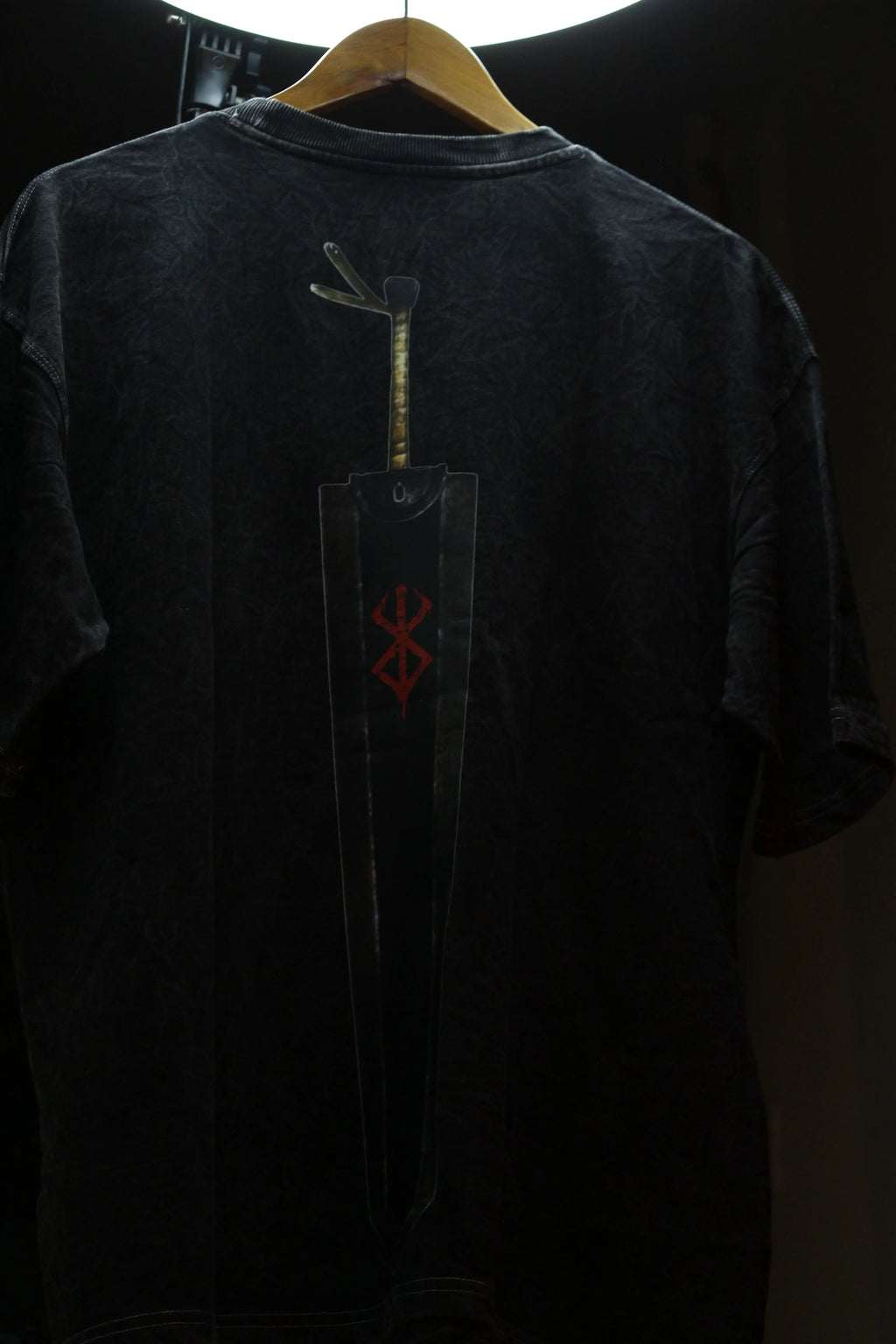 Berserk Oversized T-Shirt – acid wash | Inspired by Guts & Chaos My Store