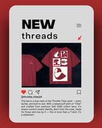 Throttle Tribe’s bold maroon t-shirt with minimal front logo and large abstract puff-print ‘TRIBE’ lettering on the back in white blocks — crafted from 240 GSM cotton for those who ride with identity and purpose.